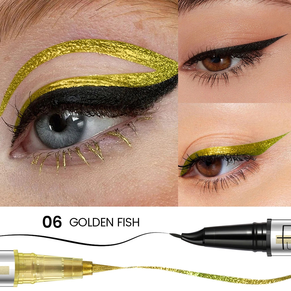 Swatch eyeliner multichrome 06 doré solaire, reflet jaune or